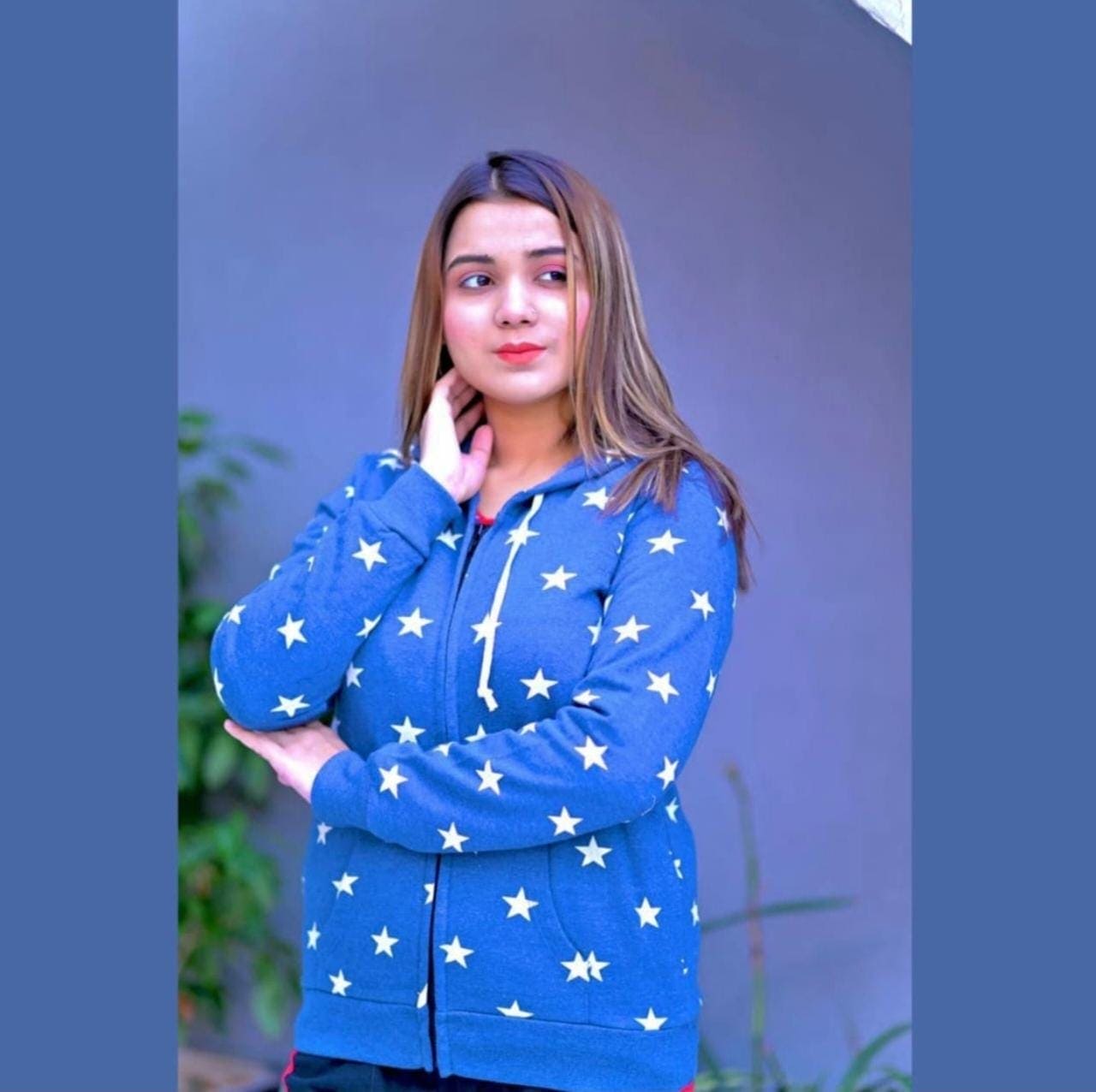 Star Zipper Fleece Hoodie Star Zipper Fleece Hoodie
